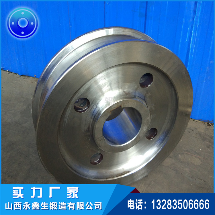 鍛造港機繩輪鍛件